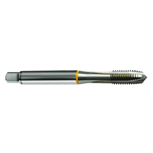 M2.5 x .45 3FL 6H Cobalt Spiral Point Plug Yellow Ring Tap-Bright FORM-B - Apex Tool & Supply