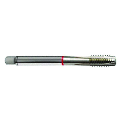 M3 × 0.5 3FL 6H Cobalt Spiral Point Plug Red Ring Tap-Bright FORM-B DIN 376 - Apex Tool & Supply