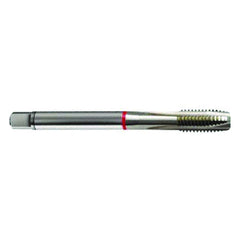 M3 × 0.5 3FL 6H Cobalt Spiral Point Plug Red Ring Tap-Bright FORM-B DIN 376 - Apex Tool & Supply