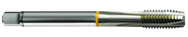 M10x1.5 6H 3-Flute Cobalt Red Ring Semi-Bottoming 40 degree Spiral Flute Tap-Bright - Apex Tool & Supply