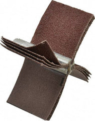 Merit Abrasives - 60 Grit, Coated, Aluminum Oxide Bore Polisher - Medium Grade, 16,000 RPM, Polishes Bores with 2-1/8 to 2-1/2" Diam - Apex Tool & Supply