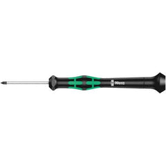 Wera - M Point, 40mm Blade Length Microstix Screwdriver - 137mm OAL - Apex Tool & Supply