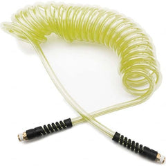 Parker - Coiled & Self-Storing Hose Inside Diameter (Inch): 1/4 Material: 95A Shore Durometer Polyurethane - Apex Tool & Supply