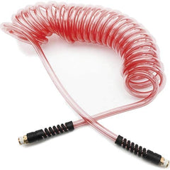 Parker - Coiled & Self-Storing Hose Inside Diameter (Inch): 1/4 Material: 95A Shore Durometer Polyurethane - Apex Tool & Supply