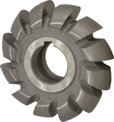 Value Collection - 7/16" Radius, 7/8" Circle Diam, 3-1/4" Cutter Diam, Arbor Connection, Convex Radius Cutter - High Speed Steel, Uncoated, 12 Teeth - Apex Tool & Supply