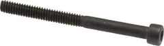 Value Collection - #5-40 UNC Hex Socket Drive, Socket Cap Screw - Alloy Steel, Black Oxide Finish, Partially Threaded, 1-1/2" Length Under Head - Apex Tool & Supply
