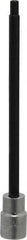 Proto - 3/8" Drive, 5mm Hex Bit Socket - 6-29/32" OAL, 5" Bit Length - Apex Tool & Supply