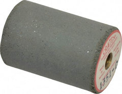 Cratex - 1" Max Diam x 1-1/2" Long, Cylinder, Rubberized Point - Coarse Grade, Silicon Carbide, 1/4" Arbor Hole, Unmounted - Apex Tool & Supply