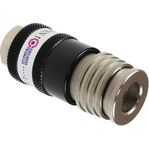 Coilhose Pneumatics - Pneumatic Hose Fittings & Couplings Type: Safety Coupler Thread Size: 1/4 - Apex Tool & Supply
