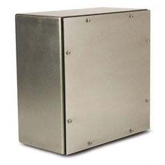 Wiegmann - NEMA 4X Stainless Steel Junction Box Enclosure with Screw Cover - Apex Tool & Supply