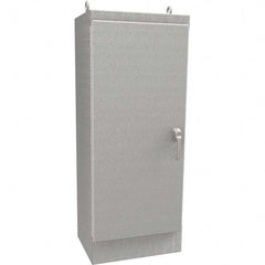 Wiegmann - NEMA 4X Stainless Steel Standard Enclosure with Cabinet Hinged Cover - Apex Tool & Supply