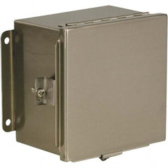 Wiegmann - NEMA 4X Stainless Steel Standard Enclosure with Continuous Hinge Cover - Apex Tool & Supply