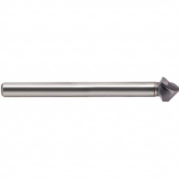 Guhring - 10.4mm Head Diam, 6mm Shank Diam, 3-Flute 90° High Speed Steel Countersink - Apex Tool & Supply
