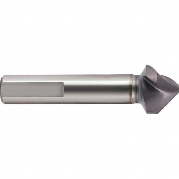 Guhring - 8mm Head Diam, 6mm Shank Diam, 3-Flute 90° Cobalt Countersink - Apex Tool & Supply