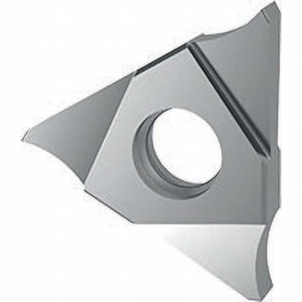 Grooving Insert: GE 30504, Solid Carbide Uncoated, Neutral, 1 mm Cutting Width, 3 mm Max Depth