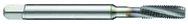 M8x0.75 6H 3-Flute PM Cobalt Semi-Bottoming 15 degree Spiral Flute Tap-TiCN - Apex Tool & Supply