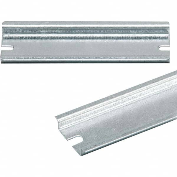 Fibox - DIN Rail Product Type: DIN Rail Material: Zinc-Plated Steel - Apex Tool & Supply