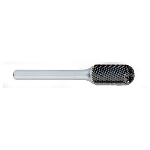 ‎SC-11 -1/8 × 1/2 LOC × 1/4 Shank × 2 OAL Cylindrical Ball Nose Carbide Medium Right Hand Spiral Burr - Apex Tool & Supply
