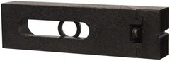 Jergens - 4-11/16" OAL x 1-1/2" Overall Width, High Grip Nose, Steel Manual Edge Clamp - Black Oxide Coating, 7/8" High, 1/2" Socket Cap Screw Slot, 2-3/4" Travel - Apex Tool & Supply