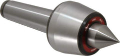 Rohm - MT5 Taper Shank, 3.543" Head Diam 2,000 Lb Capacity Live Center - 3,000 Max RPM, 2.764" Head Length, 1.5748" Point Diam, 1.988" Point Len, 4,400 Lb Max Workpc, 10.177" OAL, Standard Point - Apex Tool & Supply