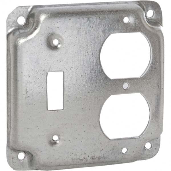 Hubbell-Raco - Steel Electrical Box Cover - Apex Tool & Supply