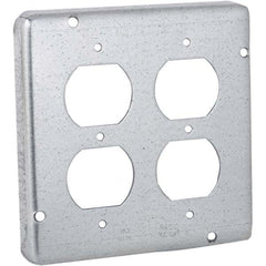Hubbell-Raco - Steel Electrical Box Cover - Apex Tool & Supply