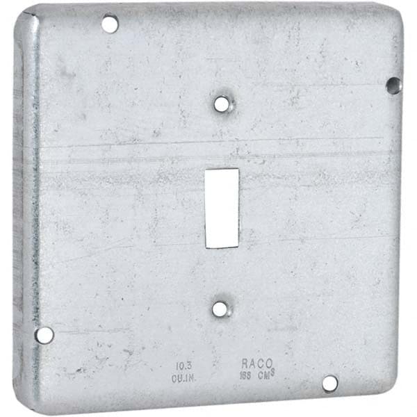 Hubbell-Raco - Steel Electrical Box Cover - Apex Tool & Supply