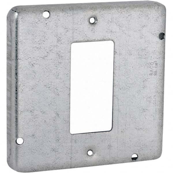 Hubbell-Raco - Steel Electrical Box Cover - Apex Tool & Supply