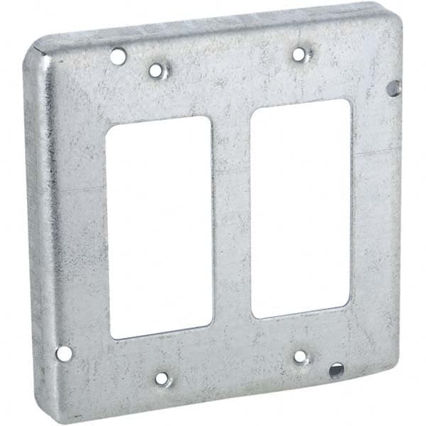 Hubbell-Raco - Steel Electrical Box Cover - Apex Tool & Supply