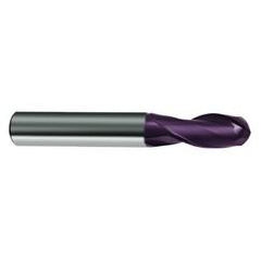 11/32" Dia. - 2-1/2" OAL - 30 Helix Firex CBD Ball Nose EM - 2 FL - Apex Tool & Supply