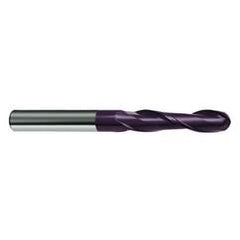 5/16" Dia. - 3 OAL - 30 Helix Firex CBD Ball Nose EM - 2FL - Apex Tool & Supply