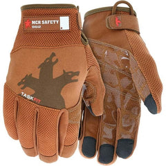 MCR Safety - Size M Leather or Synthetic Leather General Protection Work Gloves - Apex Tool & Supply