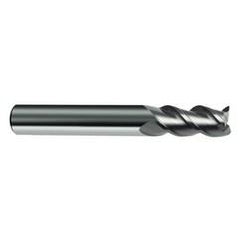 18mm Dia. - 92mm OAL - 45° Helix Bright Carbide End Mill - 3 FL - Apex Tool & Supply