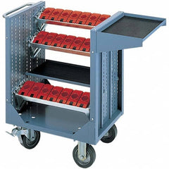 LISTA - CNC Storage Carts Style: CNC Tool Cart with Tool Carrier Taper Size: HSK 50A - Apex Tool & Supply