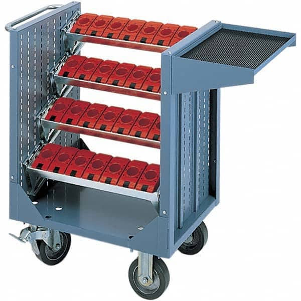 LISTA - CNC Storage Carts Style: CNC Tool Cart with Tool Carrier Taper Size: HSK 63A - Apex Tool & Supply