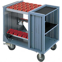 LISTA - CNC Storage Carts Style: CNC Tool Cart with Tool Carrier Taper Size: HSK 100A - Apex Tool & Supply