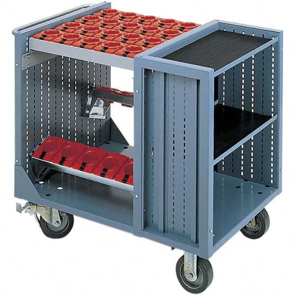LISTA - CNC Storage Carts Style: CNC Tool Cart with Tool Carrier Taper Size: HSK 63A - Apex Tool & Supply