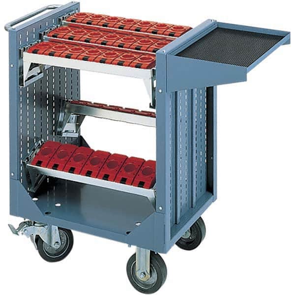 LISTA - CNC Storage Carts Style: CNC Tool Cart with Tool Carrier Taper Size: HSK 63A - Apex Tool & Supply