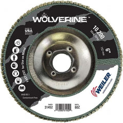 Weiler - Flap Discs Abrasive Type: Coated Flap Disc Type: Type 29 - Apex Tool & Supply