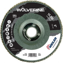 Weiler - Flap Discs Abrasive Type: Coated Flap Disc Type: Type 29 - Apex Tool & Supply