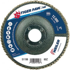 Weiler - Flap Discs Abrasive Type: Coated Flap Disc Type: Type 27 - Apex Tool & Supply