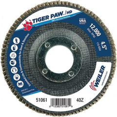 Weiler - Flap Discs Abrasive Type: Coated Flap Disc Type: Type 29 - Apex Tool & Supply