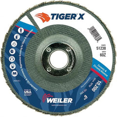Weiler - Flap Discs Abrasive Type: Coated Flap Disc Type: Type 29 - Apex Tool & Supply