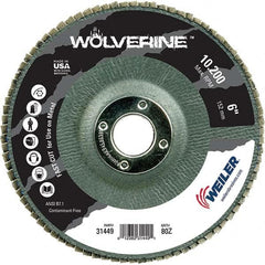 Weiler - Flap Discs Abrasive Type: Coated Flap Disc Type: Type 29 - Apex Tool & Supply
