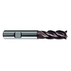 8mm Dia. - 63mm OAL - 4 FL Variable Helix Super-A Carbide End Mill - Apex Tool & Supply