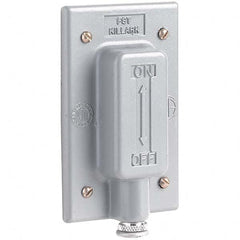 Hubbell Killark - Wall Plates Wall Plate Type: Switch Plates Color: Gray - Apex Tool & Supply