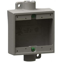 Hubbell Killark - Electrical Outlet Boxes & Switch Boxes Enclosure Type: Device Box Enclosure Shape: Square - Apex Tool & Supply