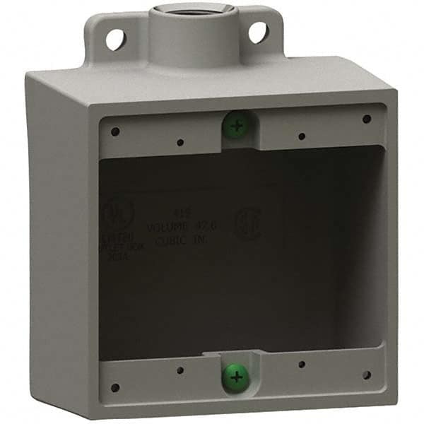 Hubbell Killark - Electrical Outlet Boxes & Switch Boxes Enclosure Type: Device Box Enclosure Shape: Square - Apex Tool & Supply