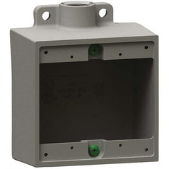 Hubbell Killark - Electrical Outlet Boxes & Switch Boxes Enclosure Type: Device Box Enclosure Shape: Square - Apex Tool & Supply