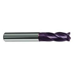 23/64 Dia. x 2-1/2 Overall Length 4-Flute Square End Solid Carbide SE End Mill-Round Shank-Center Cut-Firex - Apex Tool & Supply